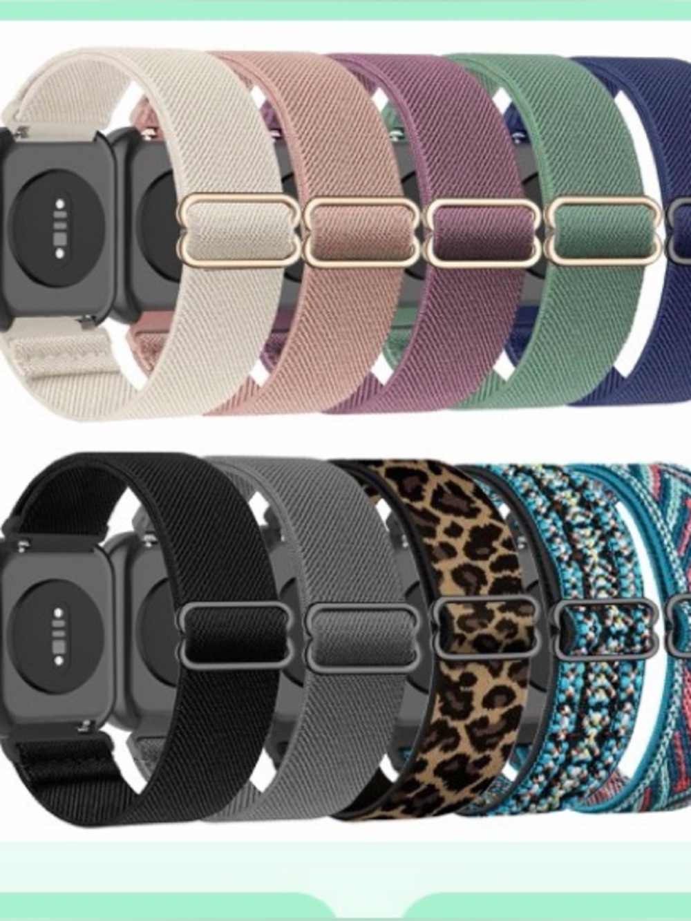 ZOCOVIN 10 Pack Stretchy Watch Band Compatible With Amazfit Bip 6 #19